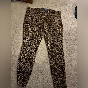 Old Navy leopard pants. Size XL